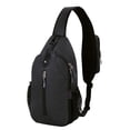 thumbnail image 1 of Bolso bandolera Hiroekza, bolso bandolera, bolso de pecho, mochila bandolera, bolso bandolera, bolso de viaje, senderismo, bolso de pecho, liquidación, 1 of 7
