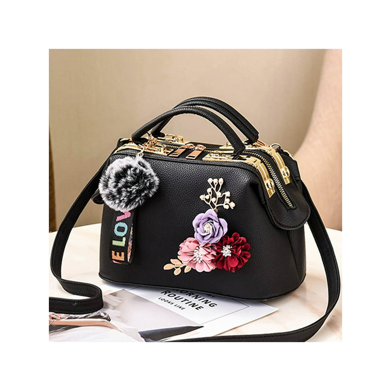 DreamerX Waterproof Nylon Shoulder Crossbody Bags - Lightweight Handbag  Zipper Pocket Purse Tote Bag Satchel for Women Lady