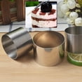 thumbnail image 4 of COOPHYA Silver Round Tart Tin Baking Tool for Pastry Making 1Pcs, 4 of 5