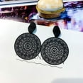 thumbnail image 1 of Pendientes colgantes, joyería de moda, patrón hueco gótic boda, regal mujeres y niñas Ronda Hugo Pendientes de gota, 1 of 9