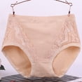 thumbnail image 3 of Panties for Women,Plus Size Lace Underwear Soft Stretch Hipster Briefs Comfortable Ladies Panty,Womens Underwear,Khaki,2XL, 3 of 5