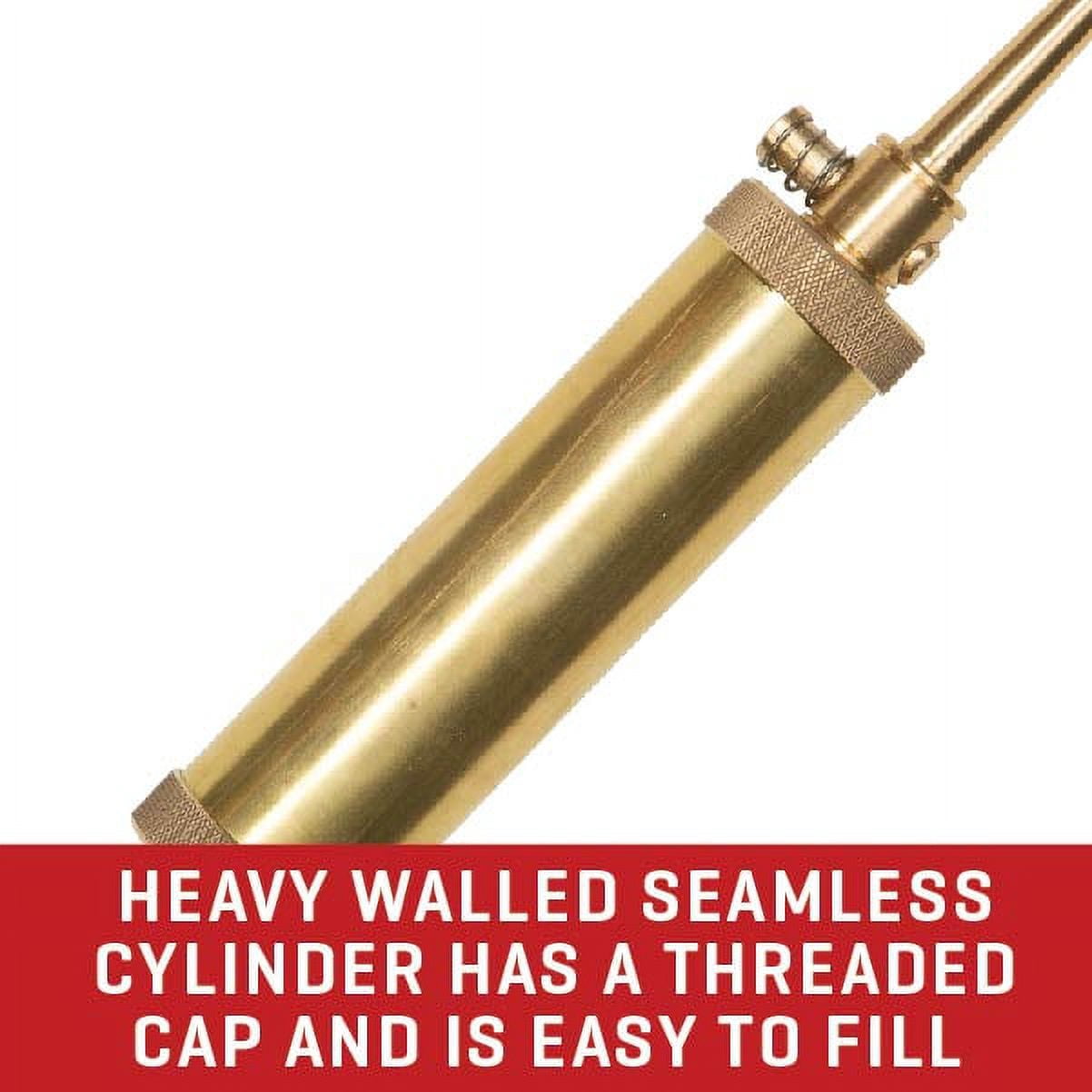 Thunder Cloud Brass Flask Muzzleloader, 30-Grain Spout, Gold/Brass