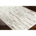 thumbnail image 5 of Surya Medora MOD-1016 24 x 96" Runner Leather Area Rug in Light Gray/Brown, 5 of 6