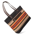 thumbnail image 4 of Bolso Montana West Wrangler Aztec de lona con correa de piel, 4 of 6