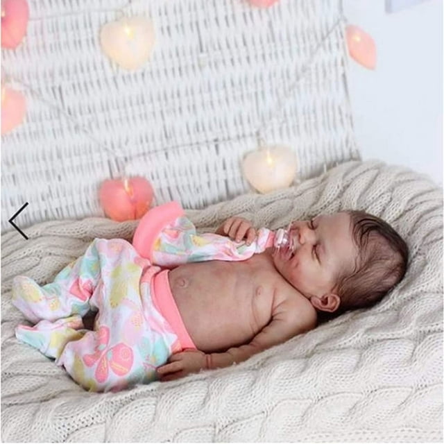 JUNWELL 18 inch Reborn Baby Dolls Silicone Full Body Boy Realistic Newborn Baby Dolls That Look Real Life Like Reborn Washable Doll Toy Gifts for Kids Age 3+