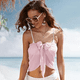 thumbnail image 4 of Pareos cortos para mujer, pareos de playa, pareos transparentes para bikini, pareos de gasa para cubrirse los trajes de baño, pareos de playa, pareos semitransparentes, pareos cortos para, 4 of 6