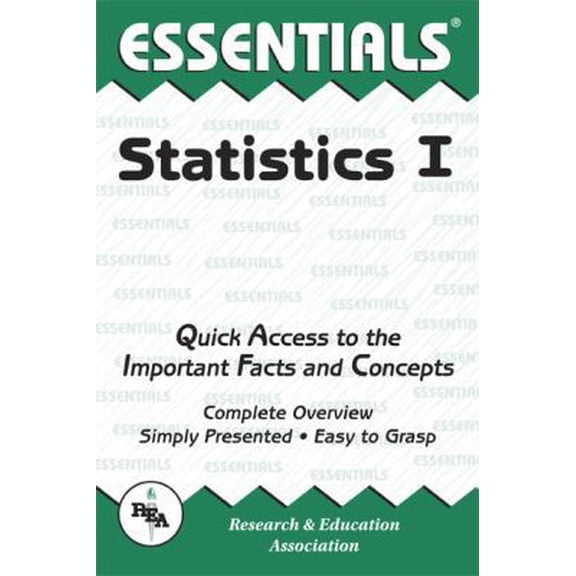 Pre-Owned Statistics I Essentials (Paperback) 087891658X 9780878916580