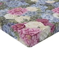thumbnail image 4 of Ambesonne Spring Fitted Sheet, Hydrangea Colorful Flowers, Twin Size, Mauve Taupe Ceil Blue, 4 of 5