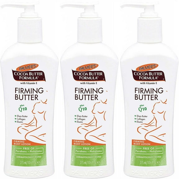 3 Pack Palmer's Cocoa Butter Formula Firming Butter Pump 10.6oz Each