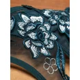 thumbnail image 5 of Braguitas transparentes con entrepierna abierta y bordado floral - Lencería y ropa interior sensual para mujer, 5 of 5