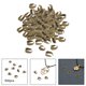 thumbnail image 5 of Metal Pinch Bail Connector Semillas Colgantes Hallazgos Charm Pendant Broches Hebilla para Fabricación Hallazgo , bronce Soledad broche colgante, 5 of 9