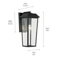 thumbnail image 3 of Kichler Lighting - Mathus - 1 Light Medium Outdoor Wall Mount In Traditional, 3 of 5
