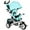 Vert, variante sur Qaba Tricycle 6 en 1 pour Tout-Petit 1-5 Ans avec Poignée de Poussée pour Parent, Bleu Foncé