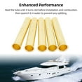 thumbnail image 4 of Brass Drain Tube Water Resistant Boat Plug Kit for Marine Environment Splash Well Live Well Bait Well, 4 of 7