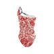 thumbnail image 2 of Traje de baño de una pieza con estampado de contraste hueco para mujer Traje de baño de playa que moldea la forma del cuerpo, 2 of 4