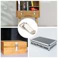 thumbnail image 5 of Spring Loaded Toggle Latch with Screws, Catch Hasp Clamp Clip Lock, 8 Pack, for Cabinet, Wooden Case, Box, Chest, Sliver, 5 of 5