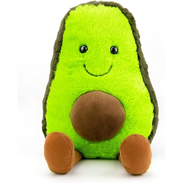 Peluche de peluche con forma de aguacate HUOGUO, 20 cm, con pie, para regalo para niños