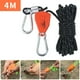 thumbnail image 3 of Cuerda de viento de tienda Zulema Cuerda de trinquete Ajustable 4mm 4m Negro, 3 of 8
