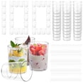 thumbnail image 4 of 50/100 Pcs Tasses à Dessert avec Cuillères 95ML Mini Tasses à Gâteau Réutilisables Tasses à Parfait Apéritif Tasses Empilables pour Pudding Tasses de Service pour Dessert Pudding Mousse Yaourt Collations, 4 of 5