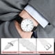 thumbnail image 4 of Correas de Reloj Uxcell 20mm Correa de Caucho de Liberación Rápida Correa Blanca Hebilla Plateada, 4 of 7