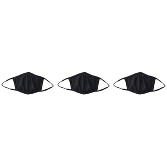 10 Pack - Hanes Black 100% Cotton Face Mask Reusable / Washable Cover Face Masks 10 Pack - Hanes Black 100% Cotton Face Mask Reusable / Washable Cover Face Masks