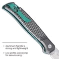 thumbnail image 4 of CRKT Scar Everyday Carry Folding Knife with Liner Lock: D2 Plain Edge Blade, Gray Aluminum Handle, K440XXP, 4 of 5