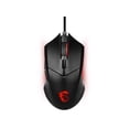 thumbnail image 1 of Mouse Gamer MSI Clutch GM08, hasta 4200 dpi, USB, iluminación LED. MSI CLUTCH GM08, 1 of 2