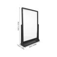thumbnail image 2 of Advertisement Holder Stand for Weddings Schools Featuring Dual-Sided Display Black 1Pcs, 2 of 4