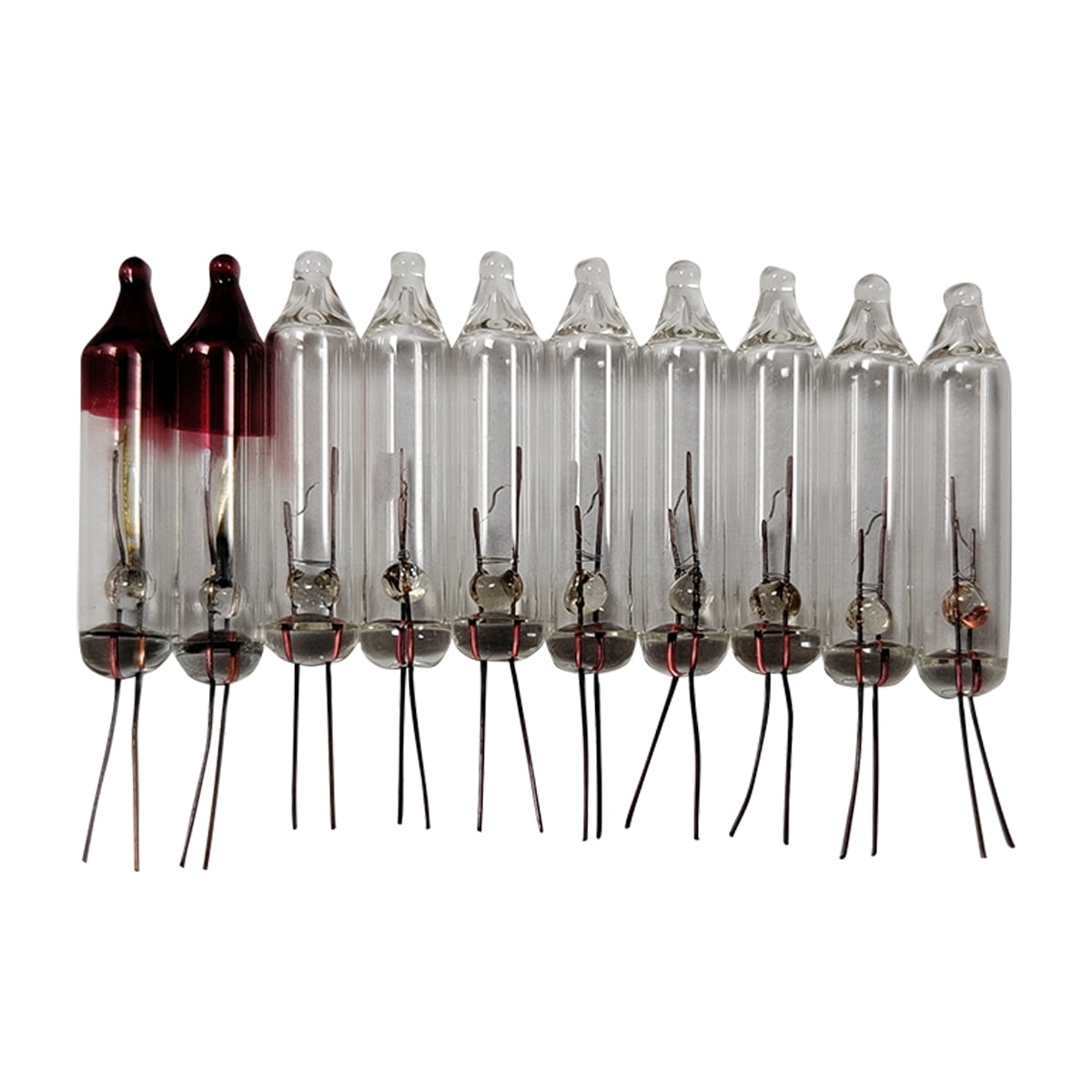 Holiday Time Clear Mini Replacement Christmas Bulbs, 12-Volt, 10-pack