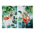 thumbnail image 6 of 32 x 48 Set of 2 Framed Wall Art, Botanical Flamingo Print, Green, White, 6 of 6