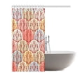thumbnail image 2 of MKHERT Color Pattern Shower Curtain Waterproof Bath Curtain Decor 66x72 inch, 2 of 2