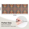 thumbnail image 5 of Red Ethnic Geometric Pattern Kitchen Rug Mat,Kitchen Runner Rugs Non Skid Washable,Decorative Kitchen Floor Mats for Kitchen,Sink,Laundry,17"X47", 5 of 5