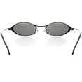 thumbnail image 4 of Hit Notion Unisex Clip-on Eyewear - Oval Shape, Metal Full Rim, Gunmetal Lavendar, 4 of 4