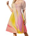 thumbnail image 1 of Georgia okeeffe Vestido de manga corta Vestido largo mujer verano traje de mujer, 1 of 7