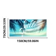 thumbnail image 3 of LACKUST Tropical Palm Beach Towel - Soft Microfiber for Camping, Travel, Beach (Hello Summer Design), 3 of 6