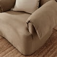 thumbnail image 4 of Modway Lark Slipcovered Fabric Oversized Armchair in Almond, 4 of 9