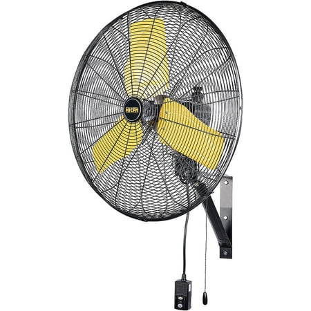 24 in. 3-Speeds Outdoor Wall Mounted Fan with IP44 Enclosure Motor, Sealed Control Box