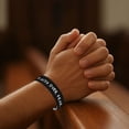 thumbnail image 5 of WIRESTER NFC Bible Verse Bracelet, Christian Inspirational Wristband Jewelry Gift for Men Women Teens, Religious Friendship Accessory - Faith Over Fear (Trust In The Lord With All Your Heart), 5 of 6