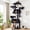 Dark Gray, variant on 77 Inch Cat Tree for Large Cats, Multi-Level Cat Tree with 2 Condos, Stable Cat Tree for 2-3 Cats, Reinforced Base, Skin-Friendly Plush, Sisal Scratching Posts, S77E, Beige