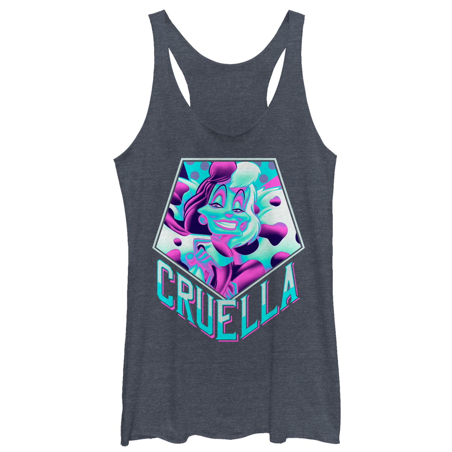 Dalmatians 90's Cruella Racerback Tank 