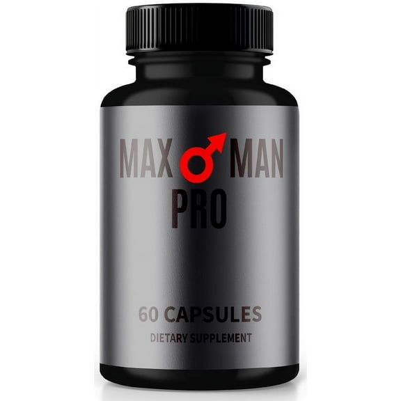 MaxMan Pro Pills, Maximum Strength Formula for Confidence, All-Natural Capsules to Support Health and Fitness, MaxManPro Supplement Reviews (60 Capsules)