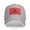 Gray, variant on Don'T Tread On Me - Whip Flag - Red Unisex Adult Baseball Caps Adjustable Sandwich Cap Golf Dad Hat Trendy Trucker Hat