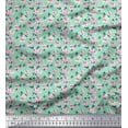 thumbnail image 1 of Soimoi Velvet Fabric Flower Artistic Decor Fabric Printed Yard 58 Inch Wide, 1 of 3
