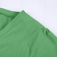 thumbnail image 6 of JINMGG Dresses under $10.00 Women Summer Style Feminino Vestido T-Shirt Cotton Casual Plus Size Ladies Dress Grass green L, 6 of 6