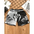 thumbnail image 5 of Rswnyirn Kids Boxing Kickboxing Shorts MMA Martial Arts Bottom Sport Underpant Type G 3-4, 5 of 7