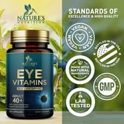 Eye Vitamins Supplements - 3x Strength Eye Health Vitamin with Lutein and Zeaxanthin - Vision Macular Health & Dry Eyes Support With Zinc, Vitamins C E & Minerals, Bottled in USA - 120 Capsules