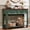 Green, variant on Buildhom 46" Farmhouse Console Table with 2 Drawers, Rustic Wood Sofa Table Behind Couch, Entryway Table with Open Shelf for Living Room, Black