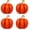 Orange-4Pcs, variant on 2Pcs Giant Pumpkin Mylar Foil Balloon Inflatable Decoration, Orange Pumpkin Party Balloon for Halloween Autumn Harvest Thanksgiving Birthday Baby Shower Party Supplies 23.6x22.8 Inch