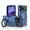 Blue, variant on for iPhone 17 Pro Armor Case with Aluminum PC+TPU Hybrid, Magnetic Ring Kickstand Holder, Shock-Resistant Lightweight Non-Slip Protective Cover, Wireless Charging Compatible Design, Black