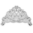 thumbnail image 4 of Zinc Alloy Metal Napkin Holder with Elegant Hollow Flower Pattern Wear Resistant Freestanding Tissue Dispenser for Stylish Table Decorations and Practical Use, 4 of 7